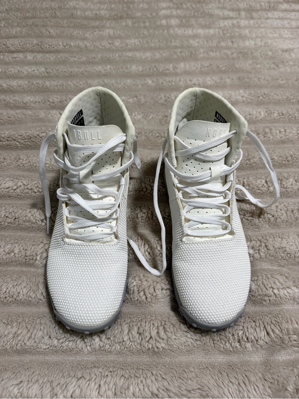 NOBULL Women’s Mesh Training Sneakers in White